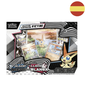 Blister cartas Victini Fulgor Negro y Llama Blanca